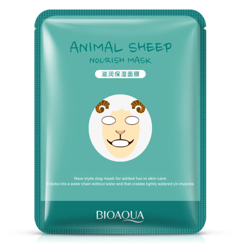 BioAqua Тканевая маска для лица Овечка Animal Face Sheep, 30г
