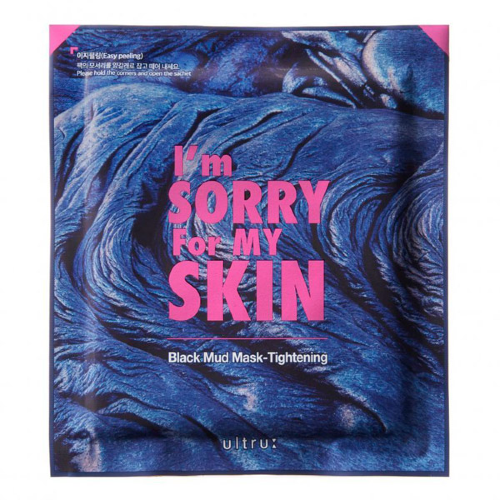 I'm Sorry For My Skin Тканевая маска для лица с глиной Black Mud Mask Tightening, 18г
