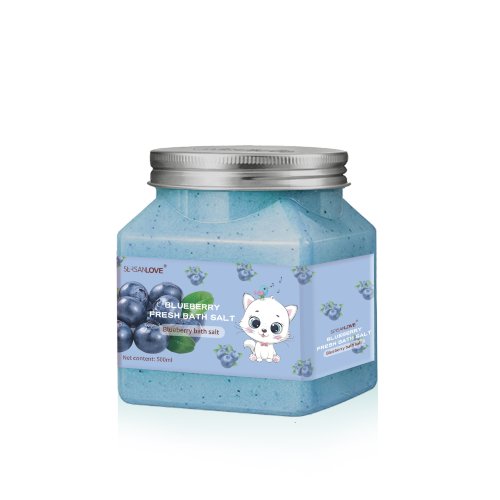 SersanLove Скраб для тела с экстрактом черники Blueberry Fresh Bath Salt, 500мл