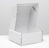 Коробка самосборная без окна белая 19*19*9см, 1шт