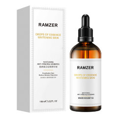 Ramzer Осветляющая увлажняющая сыворотка для лица против веснушек с аскорбиновой кислотой Drops Of Essence Whitening Skin, 100мл