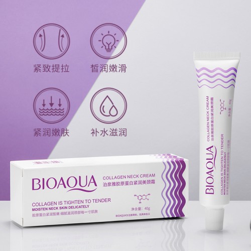 BioAqua Коллагеновый укрепляющий крем для шеи Collagen Firming Neck Cream, 40г