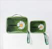 Косметичка "Ромашка" зеленая