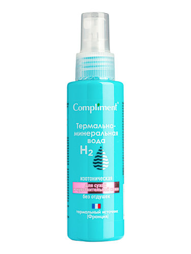 Compliment Термально-минеральная вода для сухой и чувствительной кожи, 110мл