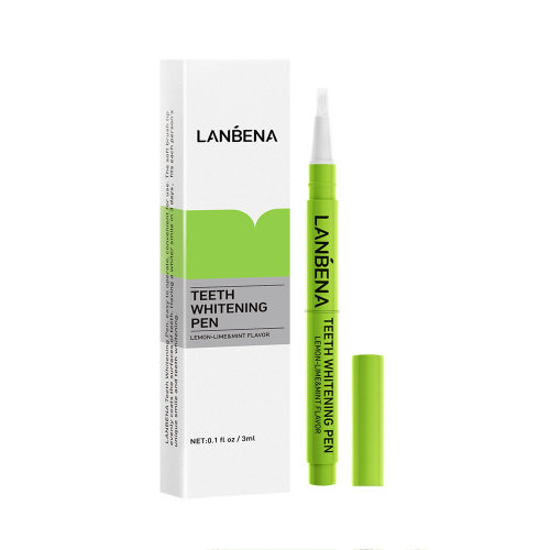 Lanbena Карандаш для отбеливания зубов со вкусом лайма и мяты Teeth Whitening Pen Lemon-Lime & Mint Flavor, 3мл