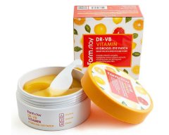 FarmStay Dr-V8 Vitamin Hydrogel Eye Patch Гидрогелевые патчи с витаминами, 60 шт