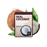 FarmStay Тканевая маска для лица с экстрактом кокоса Real Essence Mask Coconut, 23 мл