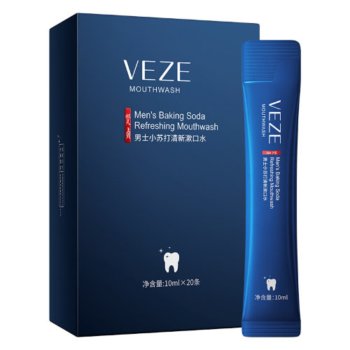 Veze Мужской отбеливающий ополаскиватель для полости рта, 10мл*20шт 1