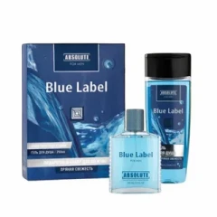 Дельта Парфюм Подарочный набор для мужчин Absolute Blue Label, парф.вода 100мл+гель д/д 250мл