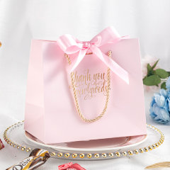 Подарочный пакет Thank You, розовый