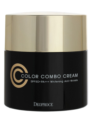 Deoproce CC крем для лица с технологией капсульного изменения цвета Color Combo Cream #Sand Beige, 41г