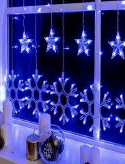 Электрогирлянда интерьерная &quot;Снежинки&quot;, 3*1,5м
